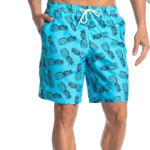 Joe Fresh | Pineapple Print Swim Trunks